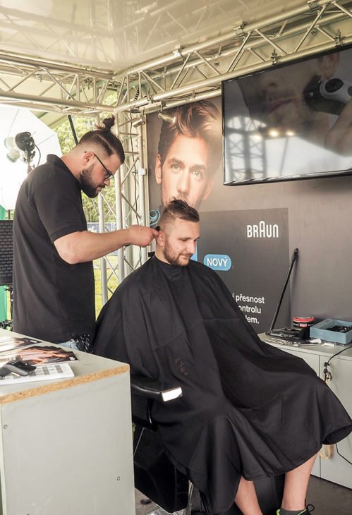 BRAUN Roadshow 2019 - barber v akci